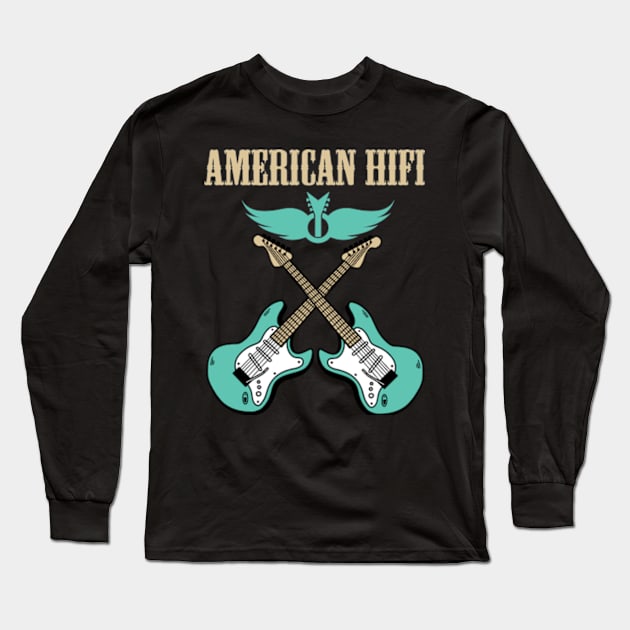 AMERICAN HIFI BAND Long Sleeve T-Shirt by xsmilexstd